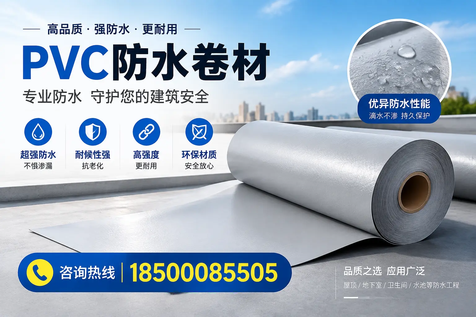 三亚地区pvc防水卷材的市场现状与发展趋势